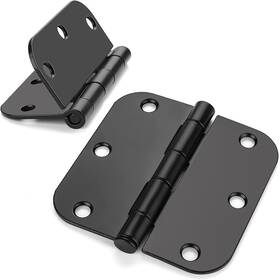 B0dhxlm3k5 Haidms 96 Pack Matte Black Door Hinges No Squeak 3.5 Inch Interior