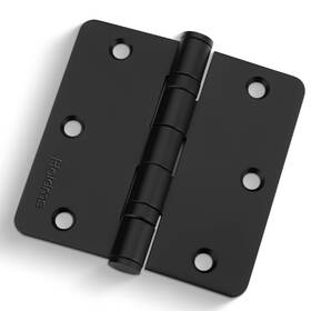 Hy1144bk3525kt-3 Haidms #pack-kt 3 Pack Ball Bearing Door Hinges 3.5 Inch Matte Black With