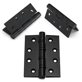 Hy304bk433-3 Haidms 3pack #304 Stainless Steel Ball Bearing Hinges Heavy Duty Door Matte
