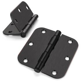 Hya001orb89-48 Haidms #pack-kt 48 Pack Oil Rubbed Bronze Door Hinges 3.5 Inch Brushed Interior H