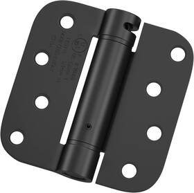 Hya002bk1016-6 Haidms #pack-kt 6 Pack Self Closing Door Hinges 4 Inch Black Spring Hinge With 5/8 Radius Co