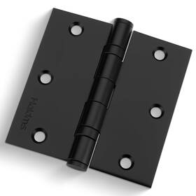 Kthy304bk3525-3 Haidms #pack-kt 3 Pack Stainless Steel Ball Bearing Hinges 3.5 Inch Black Door Square