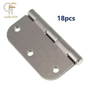 730825 Handdo 3.5ftft Satin Nickel Door Hinges With Matching Screws For Installation