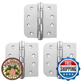B0c27xt2qs Haoyowjy 304 Stainless Steel Ball Bearing Door Hinges - Exterior/interior 4-inch