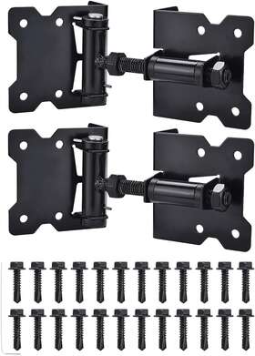 Hardware 445023028076 Self-closing Gate Hinges Heavy Duty Door For Wooden/vinyl/pvc Fences 90