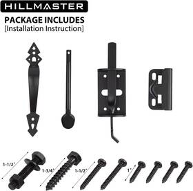 Hardware 445037530558 Pestillos De Puerta Pulgar Para Cercos Madera Resistentes