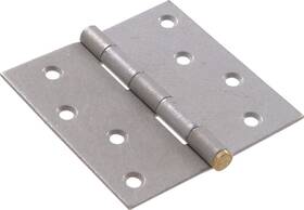 851269 Hardware Essentials 008236863659 General Purpose Square Corner Hinges Fixed Pin Galvanized 4 Inch
