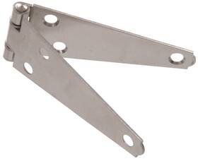 851825 Hardware Essentials 008236878615 Heavy Duty Strap Hinges Stainless Steel 4 Inch
