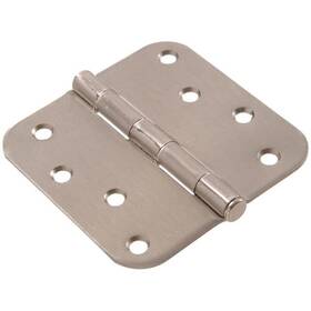 Hardware Essentials 008236989816 4 Inch Satin Nickel Residential Door Hinge 9-pack