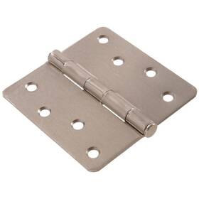 Hardware Essentials 008236990300 4 Inch Satin Nickel Residential Door Hinge 18-pack