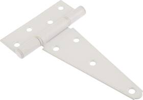 853378 Hardware Essentials 038902001290 Heavy Duty T-hinges - White 6 Inch 2-pack