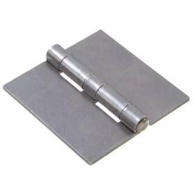 Hardware Essentials 744110841473 2 Inch Plain Steel Weldable Surface Hinge Square Corner With Full Fixed P