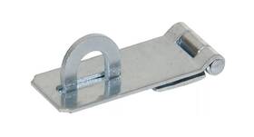 851390 Hardware Essentials Fixed Staple Zinc Safety Hasp 1-3/4 Inch