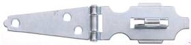 851393 Hardware Essentials Fixed Staple Zinc Hinge Hasp 3 Inch