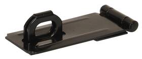 851425 Hardware Essentials Safety Hasp Black 3-1/2 Inch