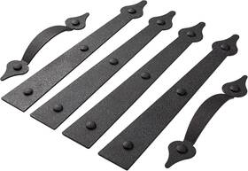 Hardwear 793869459910 Decorative Magnetic Garage Door Hinges Hardware 6 Pieces Accents At