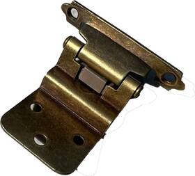 41-abm-60 Harris Hardware 756343973296 Antique Brass 3/8 Inch Offset Self Closing Hinge 30 Pairs