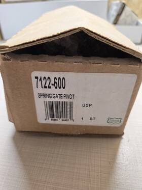 7122-600 Heavy Duty Bommer Mortise Mount Spring Pivot Hinge