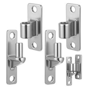 684382 Hekoujiub 304 Stainless Steel Gate Hinges - 2 Sets Heavy Duty Capacity Up T