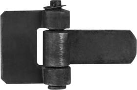 Heneng 711181505368 6 Pcs Weld On Door Hinges 3-1/4 Inch X5-1/8 Strap Style Long Leaf Hinge Trailer T