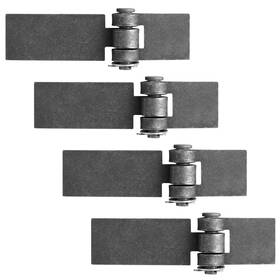 Heye154-t4 Heneng 4 Pcs 6-3/8 Inch X 1-5/8 Unequal Leaf Hinge Weld-on Butt Hinges 7/32 T
