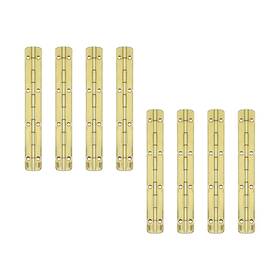 St1994 Hevstil 8pcs Black Piano Hinges 5 Inch Continuous And 180 Degree B