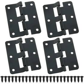 Heyous 30860-loh-4 4pcs Black 3.03ftftx 2.64ftft Lift Off Hinge Door Removable Hinge