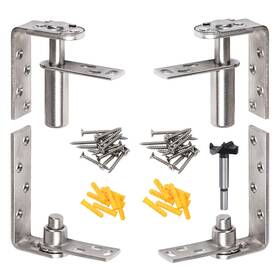 B0cxsj3vdj Hfcenxie Double Swinging Saloon Door Hinge Acting Gravity Self Closing Hinges Hardware 30