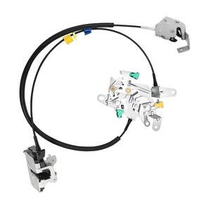 Hhcsop Ko10278 Rear Door Lock Latch And Cable Left Driver Side Compatible With Ford F250 F350