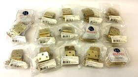 P143-3 Hickory Hardware Lot Of 15 New Surface Self-closing Cabinet Door Hinges