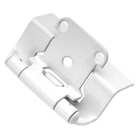 Hickory Hardware P5710f-w2 Self Closing Semi-concealed Hinge 1/2 Inch Overlay - Cabinet Hardwa