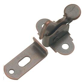 P654-stb-25b Hickory Hardware Catches 11/16 Inch Statuary Bronze Door Catch Elbow