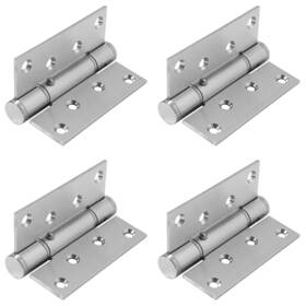 Hiinzi 768561843725 4 Inch Self-closing Door Hinges Adjustable Tension Auto Closer Pack Nickel