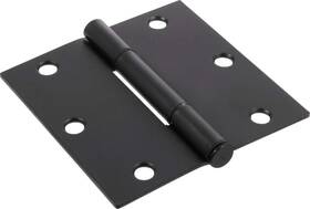 Hillman 038902151391 Hardware Essentials Squeak-proof Square Corner Door Hinge Oil Rubbed Bronze 3.5 Inch