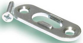 122213 Hillman Keyhole Hanger Heavy Duty Bright Steel 9/16 X 1-5/8 Inch 2-pk. -
