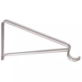 Hillman 313054325341 White Shelf And Rod Bracket With Removable Brace For Easy Installation 20-pack