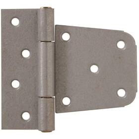 Hillman 445046373320 3-1/2 Inch Heavy Duty T-hinge In Galvanized For 2 X 4 Or Post Applications