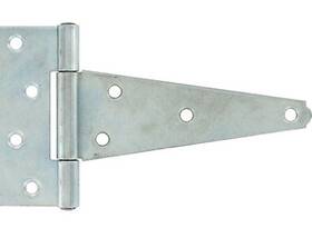 851674 Hillman Hardware Essentials Steel Heavy Duty T-hinges Zinc-plated 6-inch