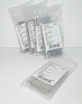 853383 Hillman Lot Of 5 Square Corner Door Hinges With Removable Pin Nickel