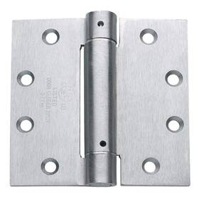 Hinge Outlet 644391829989 4.5 Inch Square Adjustable Commercial Spring Hinges - Self-closing Door Mou