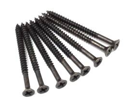 Hinge Outlet 644391831692 Antique Brass Wood Screws 9 X 2 1/4 Inch For Residential Door Hinges - 24 Pack