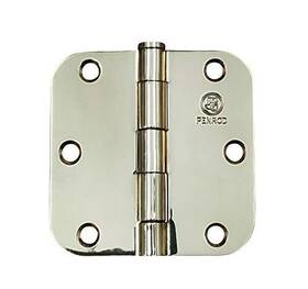 Hinge Outlet 644391832187 Solid Brass Door Hinges 3.5 Inch With 5/8 Radius Highly Rust Resistant