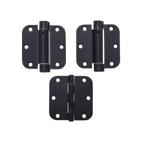 Hinge Outlet 644391836246 Spring Loaded Hinges And Ball Bearing Combo For Doors - 3.5 Inch With 5/8 Inc