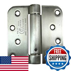 Hinge Outlet B01evl9ire Spring Self-closing Hinges 4 Inch 5/8 Stainless Steel Highly