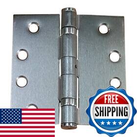 Hinge Outlet B07gbjd8ym Square Ball Bearing Commercial Door Hinges Heavy Duty Steel