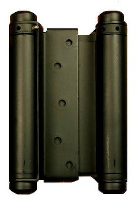 Dblspr5-blk Hinge Outlet Adjustable Double Action Spring Saloon Swinging Or Cafe Door Hinges -