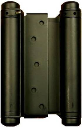 Dblspr6-blk Hinge Outlet 6 Inch Adjustable Double Action Spring Saloon Swinging Or Cafe