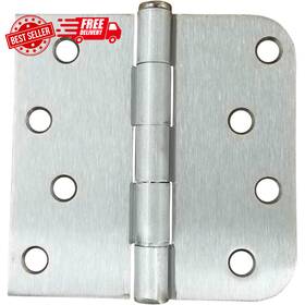 Hinge Outlet Inc. 705353154485 4 Inch Exterior Door Hinges - 5/8 Square Corner Removable