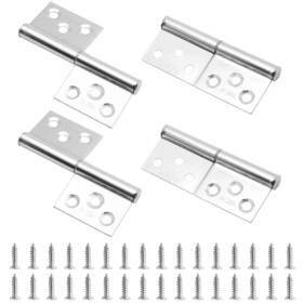 Hitefu 779712549199 Yoohey 4pcs Flag Hinges 3 Inch Lift Off Hinge 304 Stainless Steel Door