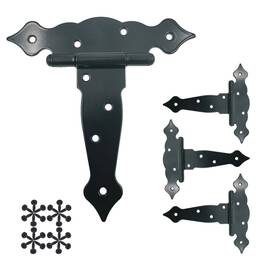 Hlmoptimo 711731399904 6 Inch Strap Hinges Shed Door Heavy Duty T-strap Fo